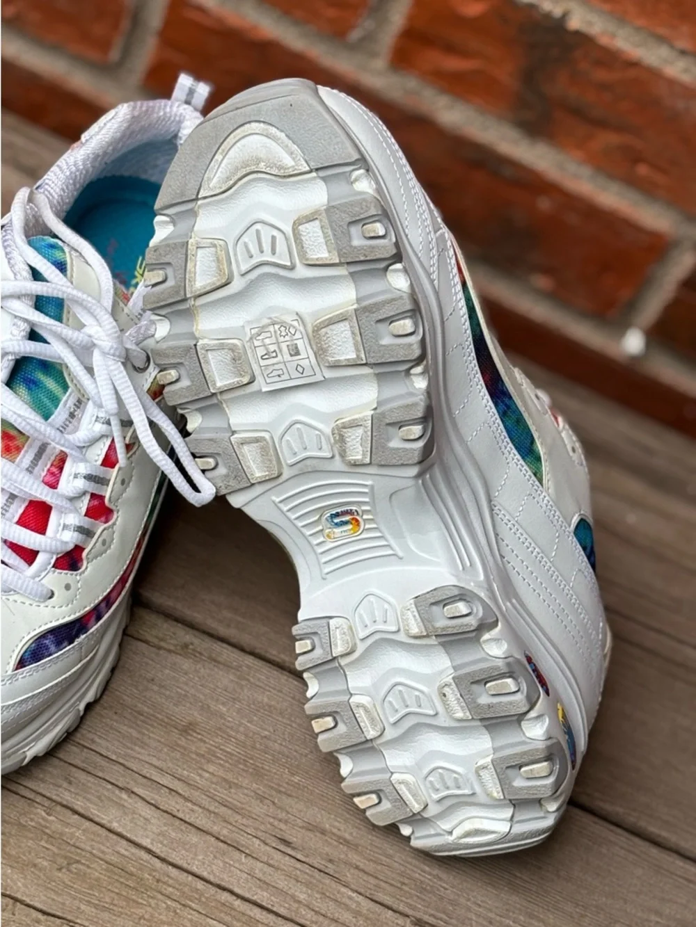 Skechers D'Lites Summer Fiesta Wide Fit Women's Sneakers Sz 9 - Picture 7 of 7